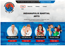 Tablet Screenshot of level10martialarts.com